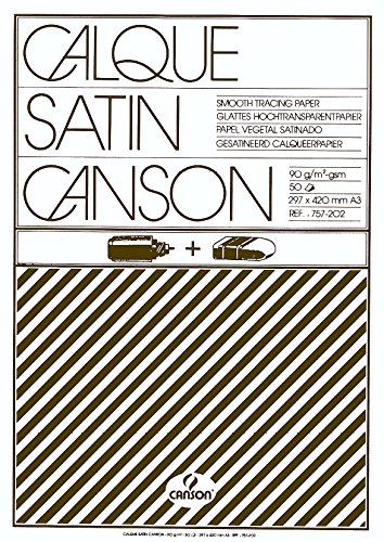 Preisvergleich Produktbild Canson 200757202 - Hochtransparentes Zeichenpapier, A3