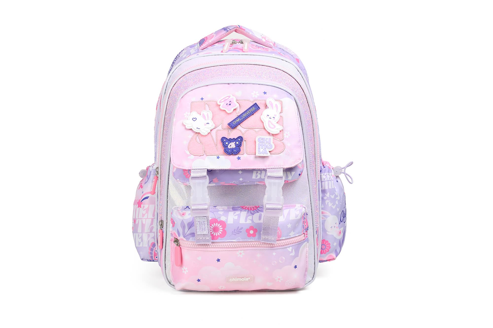 CHIMOLA Unisex Çocuk Sırt Çantası, Pembe, M