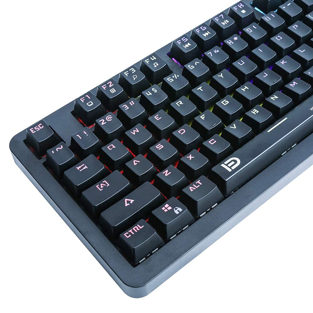 Amazon | メカニカルゲーミングキーボード 108キー付き RGB バック