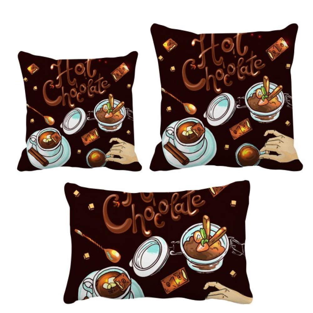 Coussin de chocolat chaud déco canapé pour des moments de tendresse