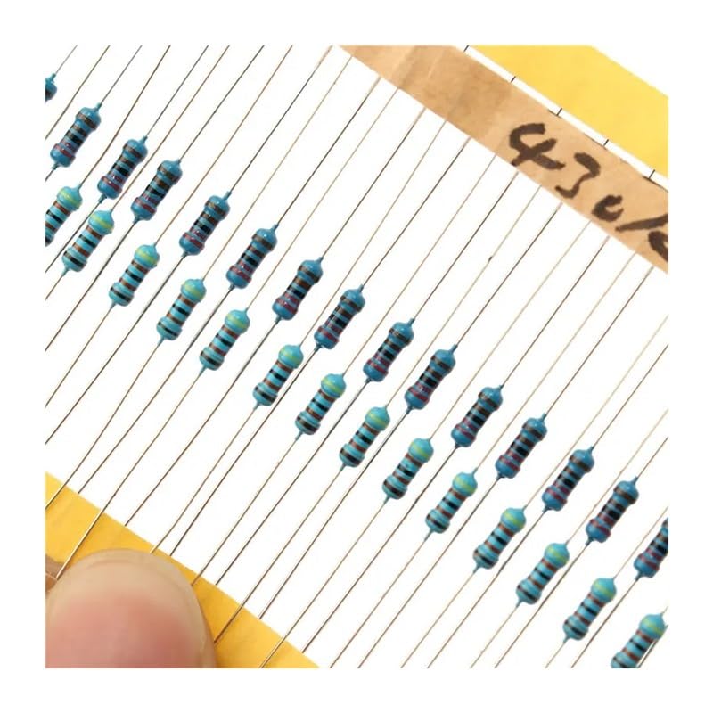 3120pcs 156 Value 1/4 watt Metal Film Resistor Assorted Kit,1% Resistor Samples Pack 1 ohm-10M ohm DIY Electronic Components Set