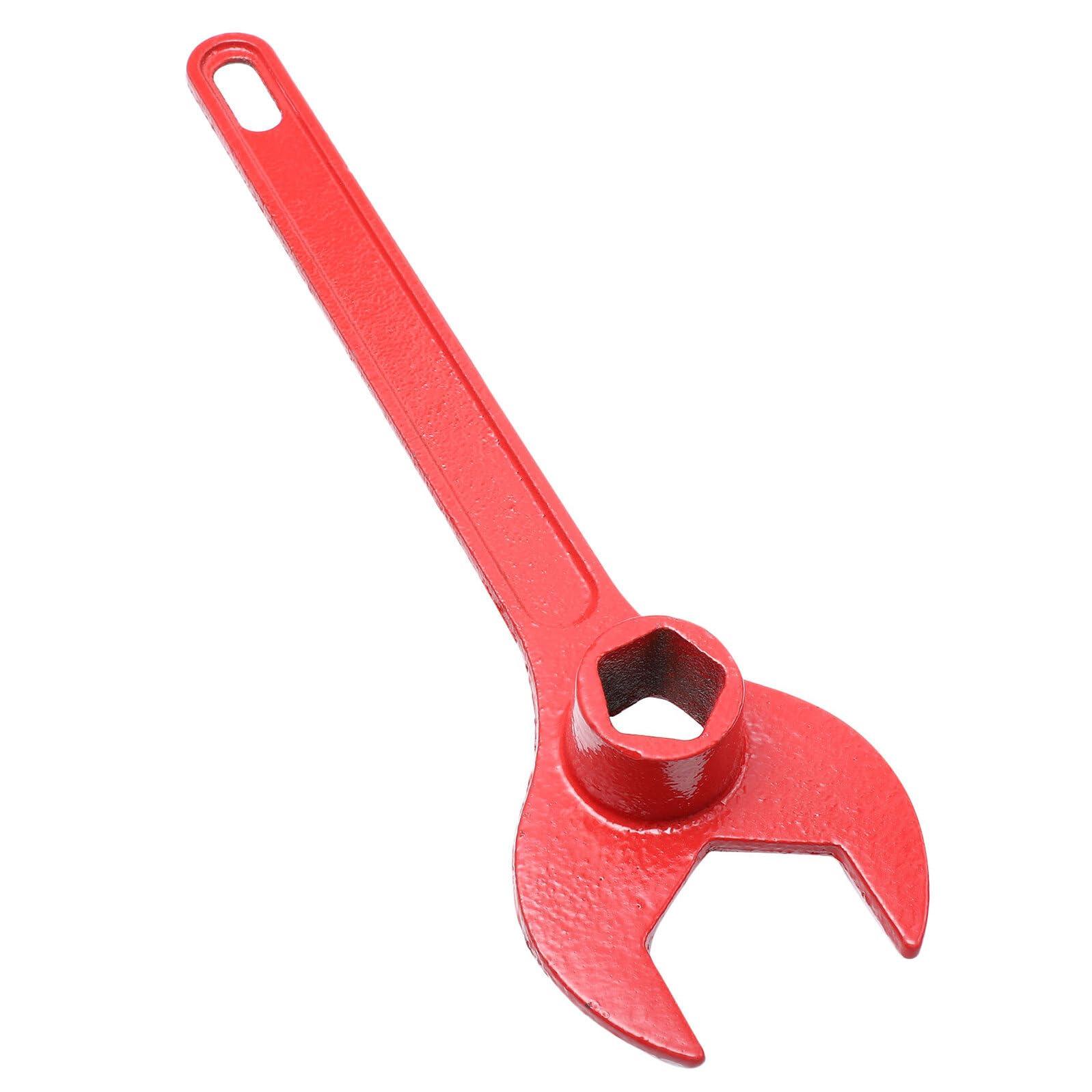 Llave para Boca de Incendios Hexagonal Roja de Hierro Fundido | Uso en Hidrantes y Equipos de Emergencia, Compatibilidad, Formato Mini para Rescate