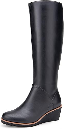 Aerosoles - Botas altas binocular para mujer - Botas altas hasta la rodilla con plantilla de espuma viscoelástica