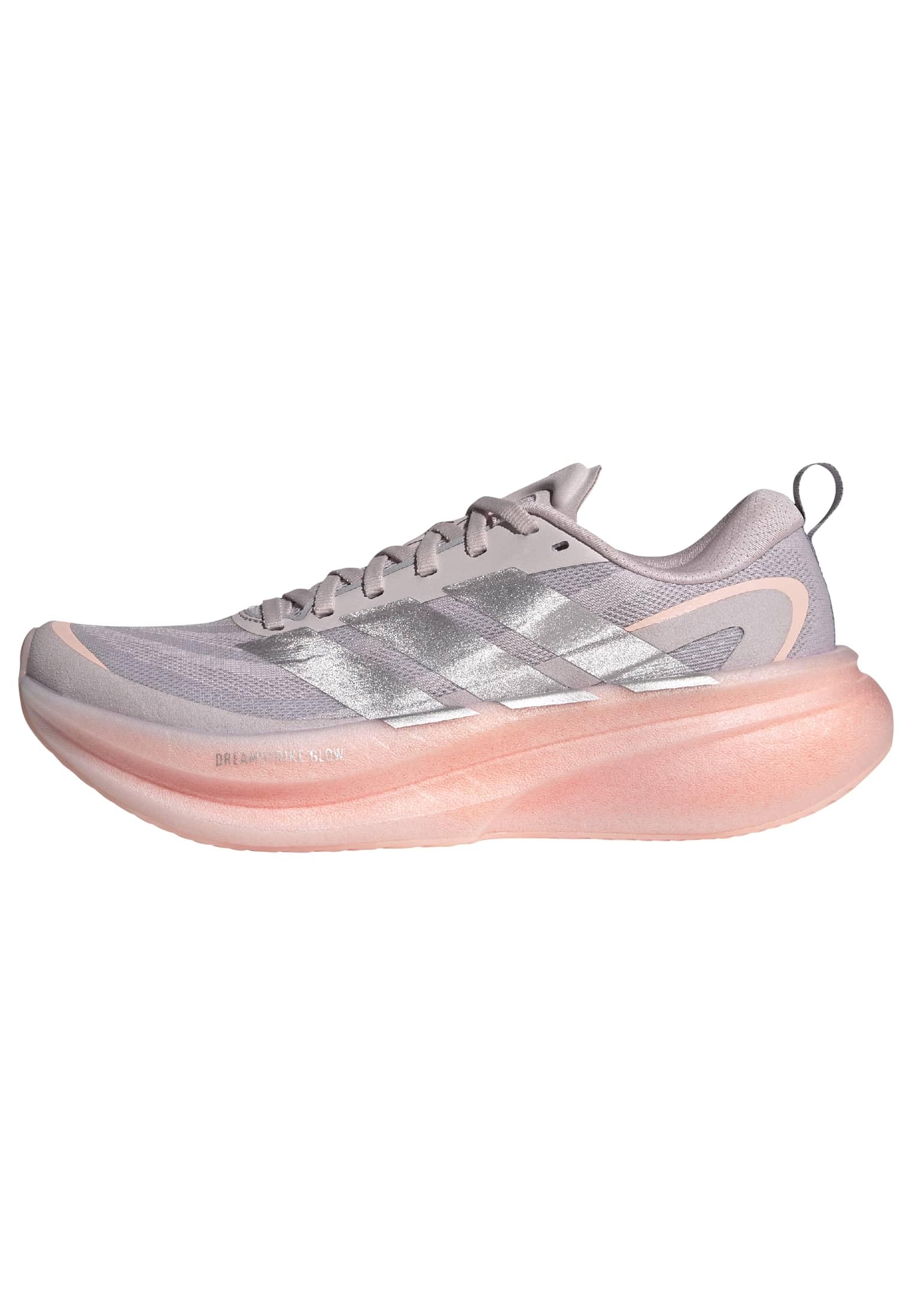 adidas Womens Running Supernova Glide Trainers, Icepur/Silvmt/Halsil, Size 5, Women