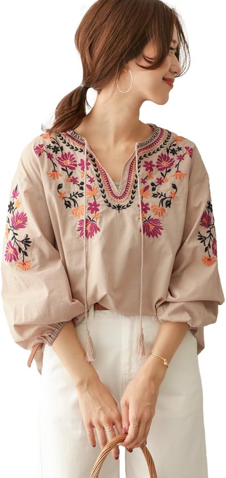 Amazon アーバンリサーチ ドアーズ シャツ ブラウス エンブロイダリー刺繍ブラウス レディース Beige One シャツ ブラウス 通販 Amazon アーバンリサーチ ドアーズ シャツ ブラウス エンブロイダリー刺繍ブラウス レディース Beige One シャツ ブラウス 通販