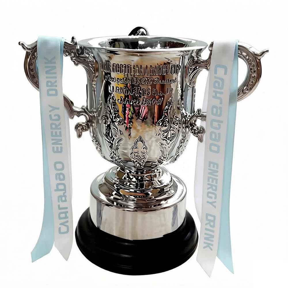 JHRFU 2026 England League Trophy Football Champions Trophies Replica,6.7inch/17cm