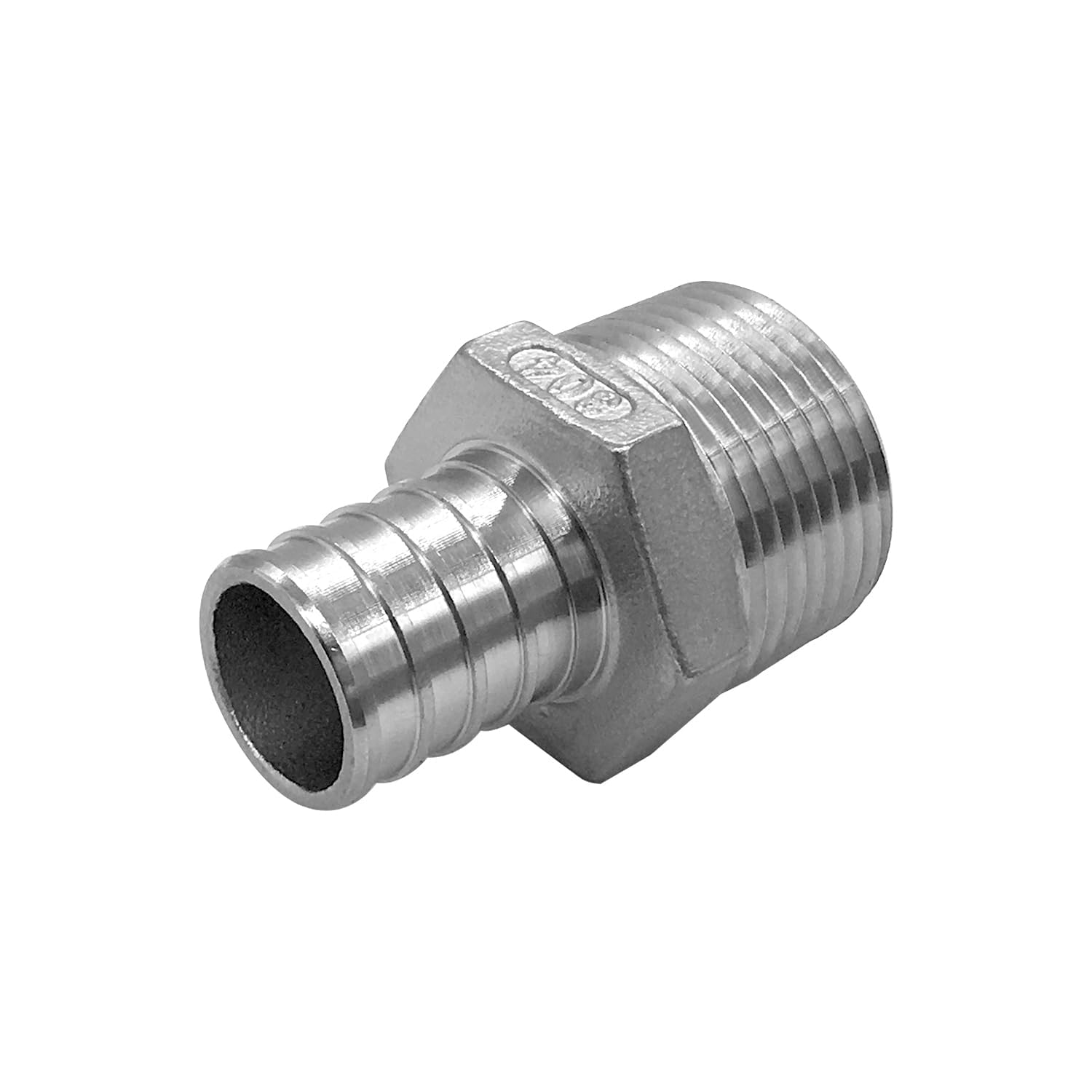 Raccord Coudé 45° Acier – 1/2 Barbelé X 1/2 NPT Mâle – Réf 4503-08-08