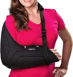 Kestal Tipoia Velpeau Estofada Imobilizadora americana Preto, Bilateral, M