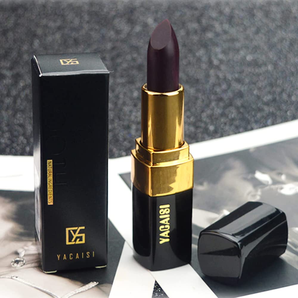 Rossetto luccicante, rossetto magico che cambia colore, nutriente balsamo per labbra labbra idratante, per donne (nero)