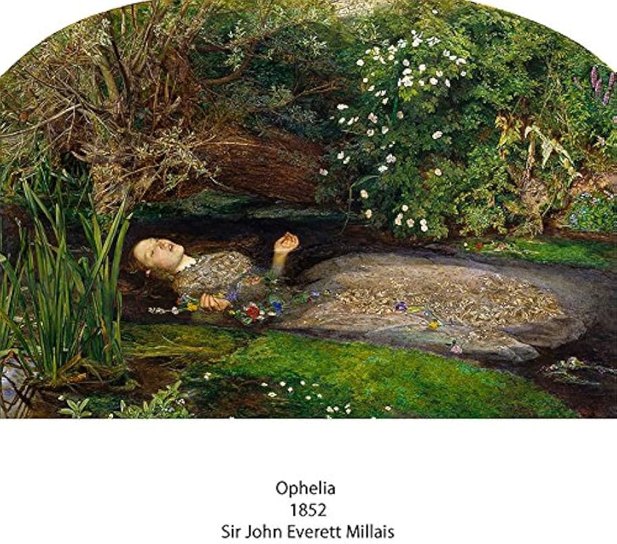 Amazon.co.jp: ジョン・エヴァレット・ミレー『 オフィーリア（ 1852