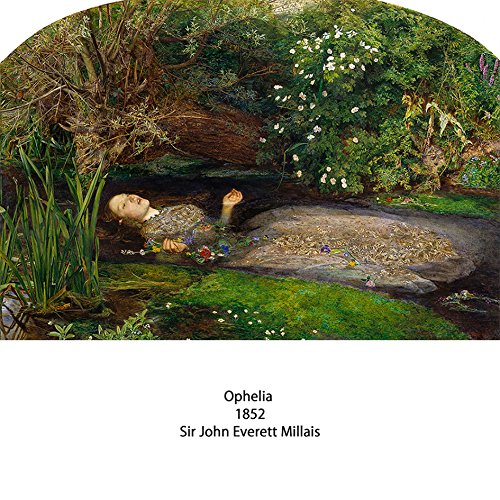 Amazon.co.jp: ジョン・エヴァレット・ミレー『 オフィーリア（ 1852