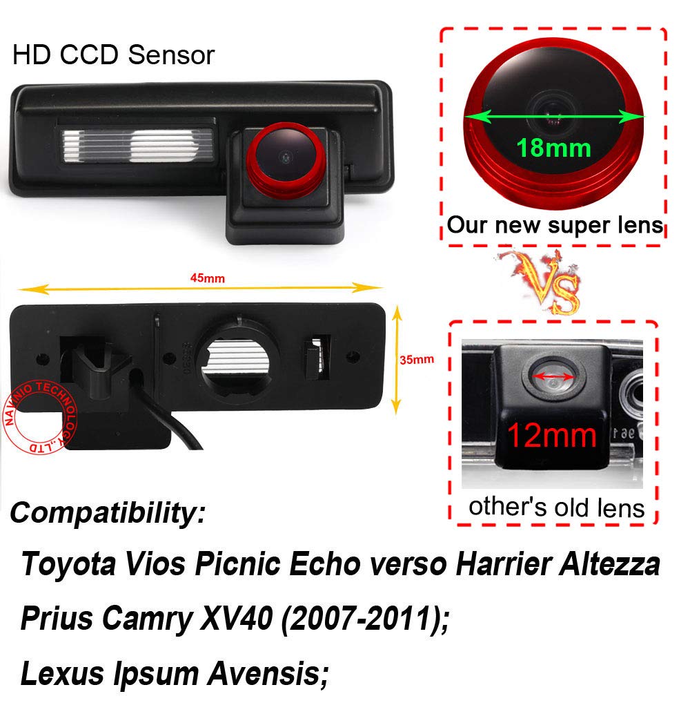 Telecamera Retrovisione Per Toyota Prius XW30 MK3 2009