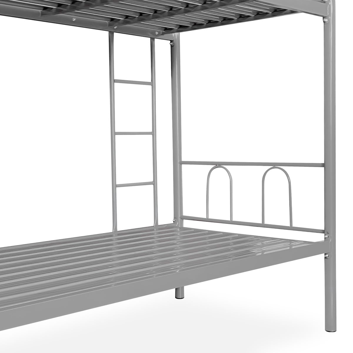 Duérmete Online Litera Reforzada Completa con Barandilla y Escalera Metálica Modelo Carla 90x190