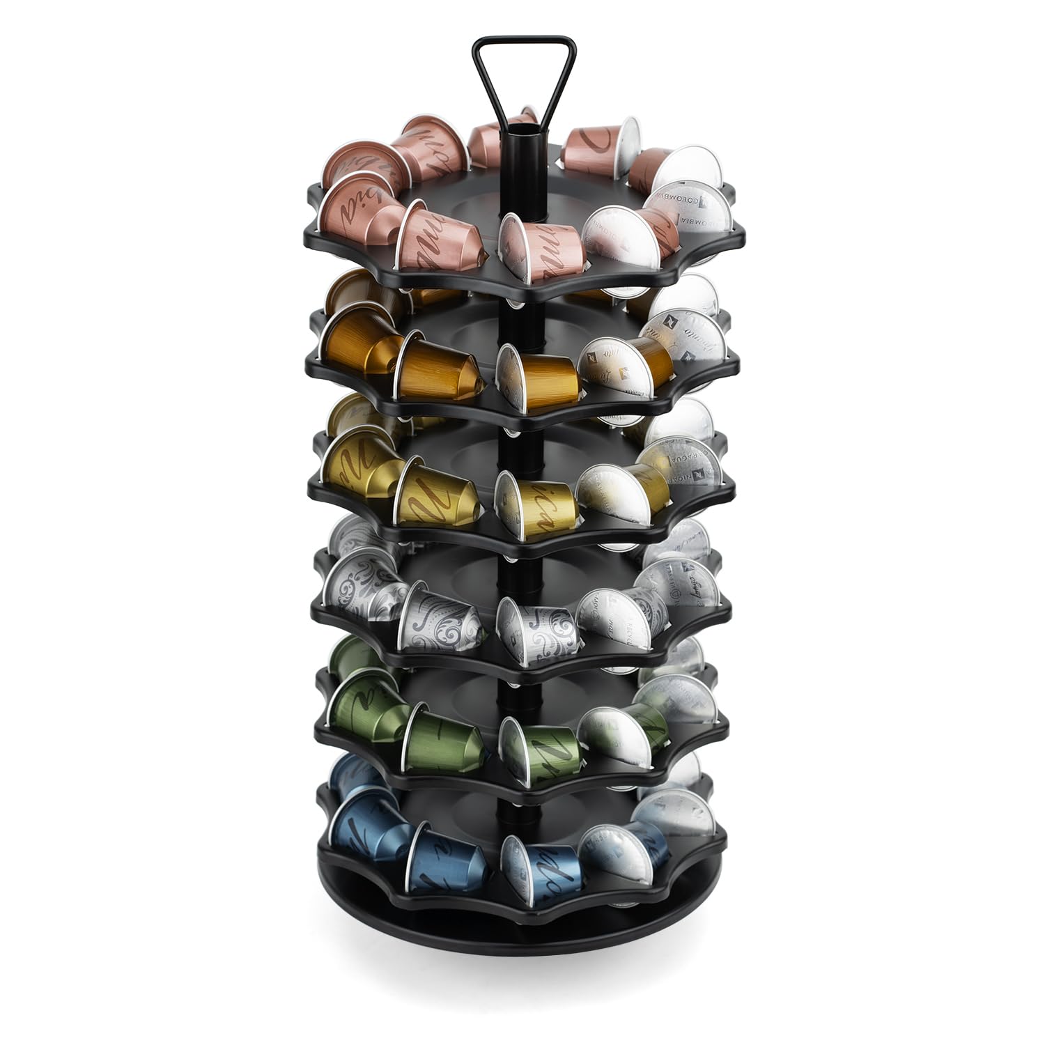 HiveNets Kaffee Kapselhalter für Nespresso Original 7-stöckiger Organizer