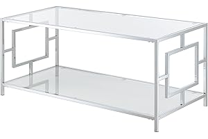Town Square Chrome Coffee Table: Sophisticated Elegance for Modern Homes