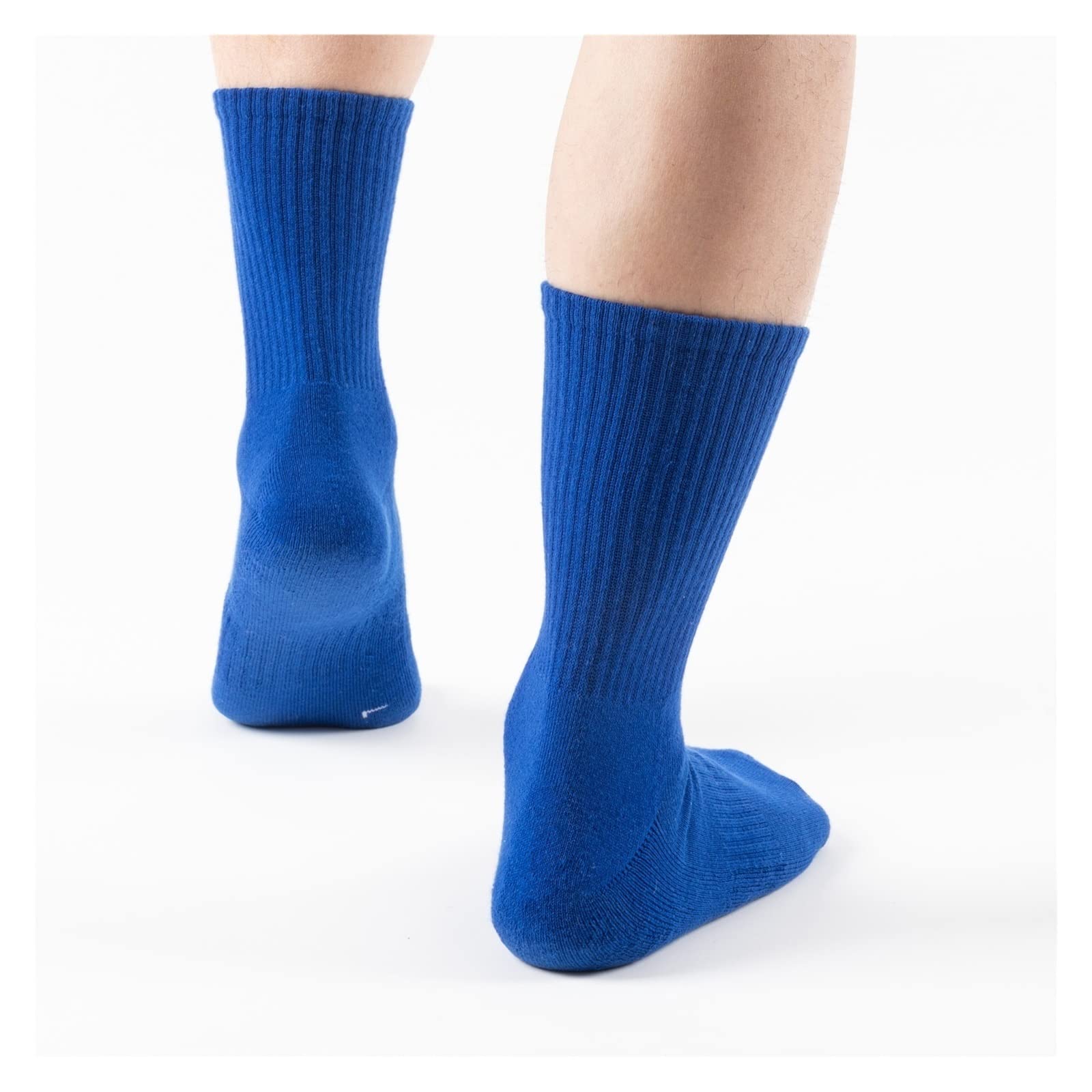 Calzini per Uomini Cotone Sport Equipaggio Calzini Atletici (5 Paia/Lotto) US 7.5-12 (Color : 3, Size : US(7.5-12) EU(40-45))