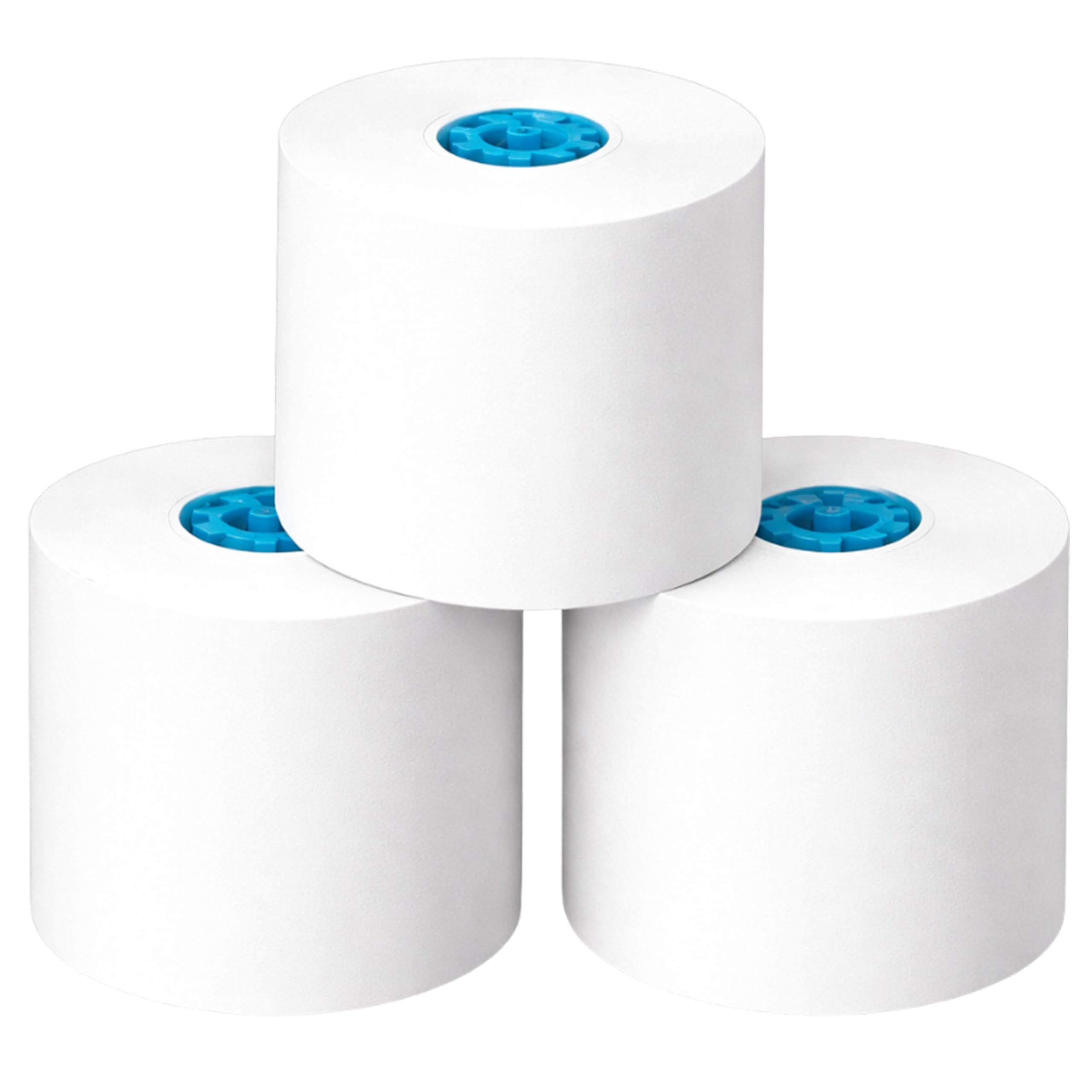 ICONEX 2-Ply Carbonless Receipt Paper Rolls 3-1/4” x 90’, White/Canary, POS & Cash Register Paper with End-of-Roll Indicator, 50 Rolls