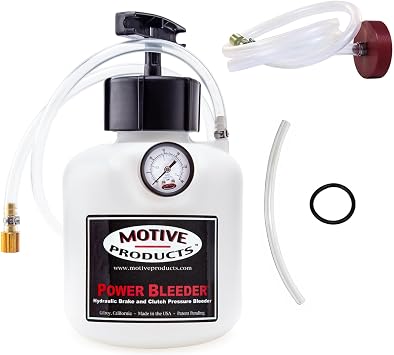 Motive Products 0117 Black Label Power Bleeder 2-Quart Tank with Hose, Extra Tubing, and Adapter, Compatible with Ford Vehicles