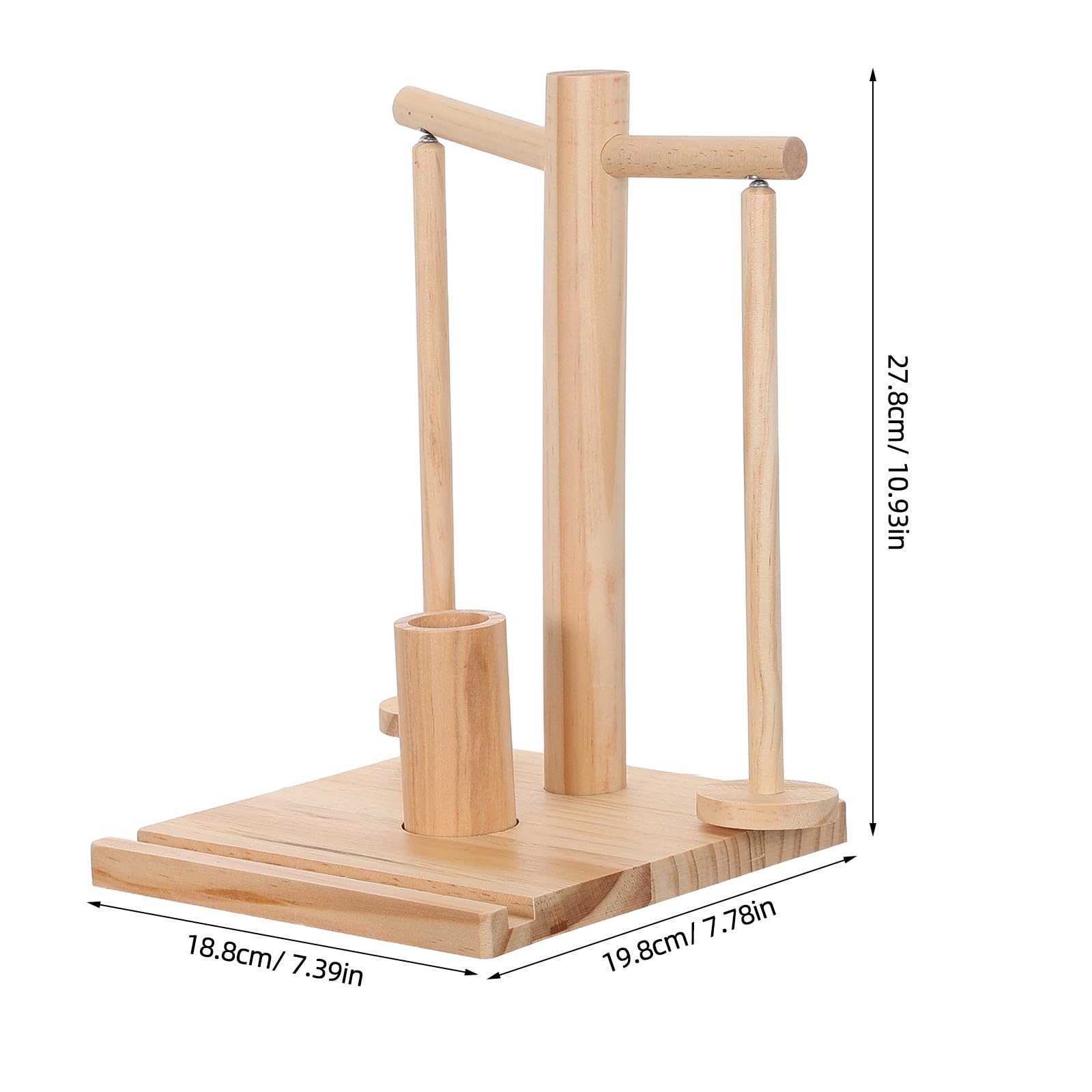 WATIIFUFU Supporto in Legno per Filato, Avvolgitore Manuale da Tavolo