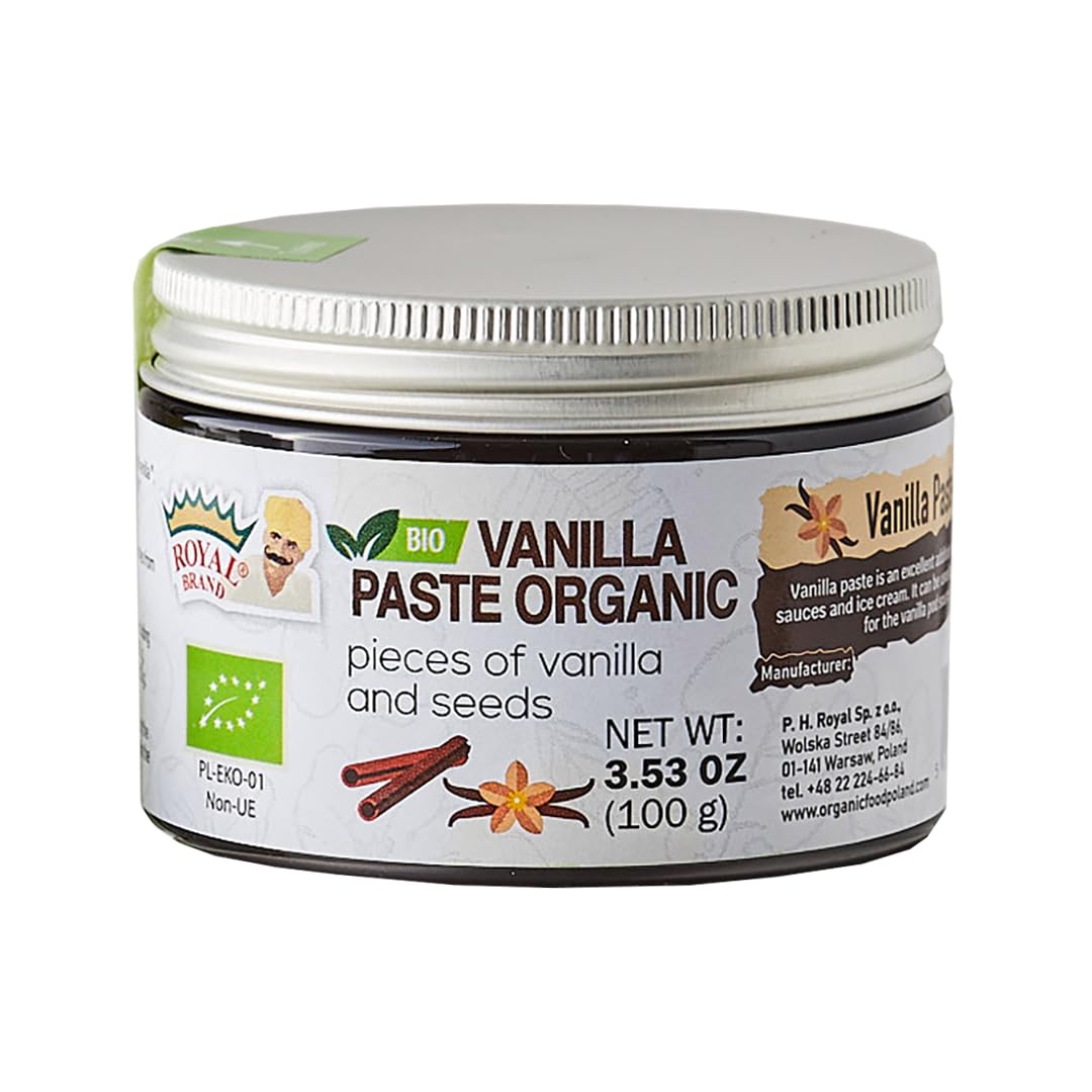 Vanilla Bean Paste 100 ml (3,53 oz) - Organic/BIO- Pieces of Vanilla and SeedsEU Organic