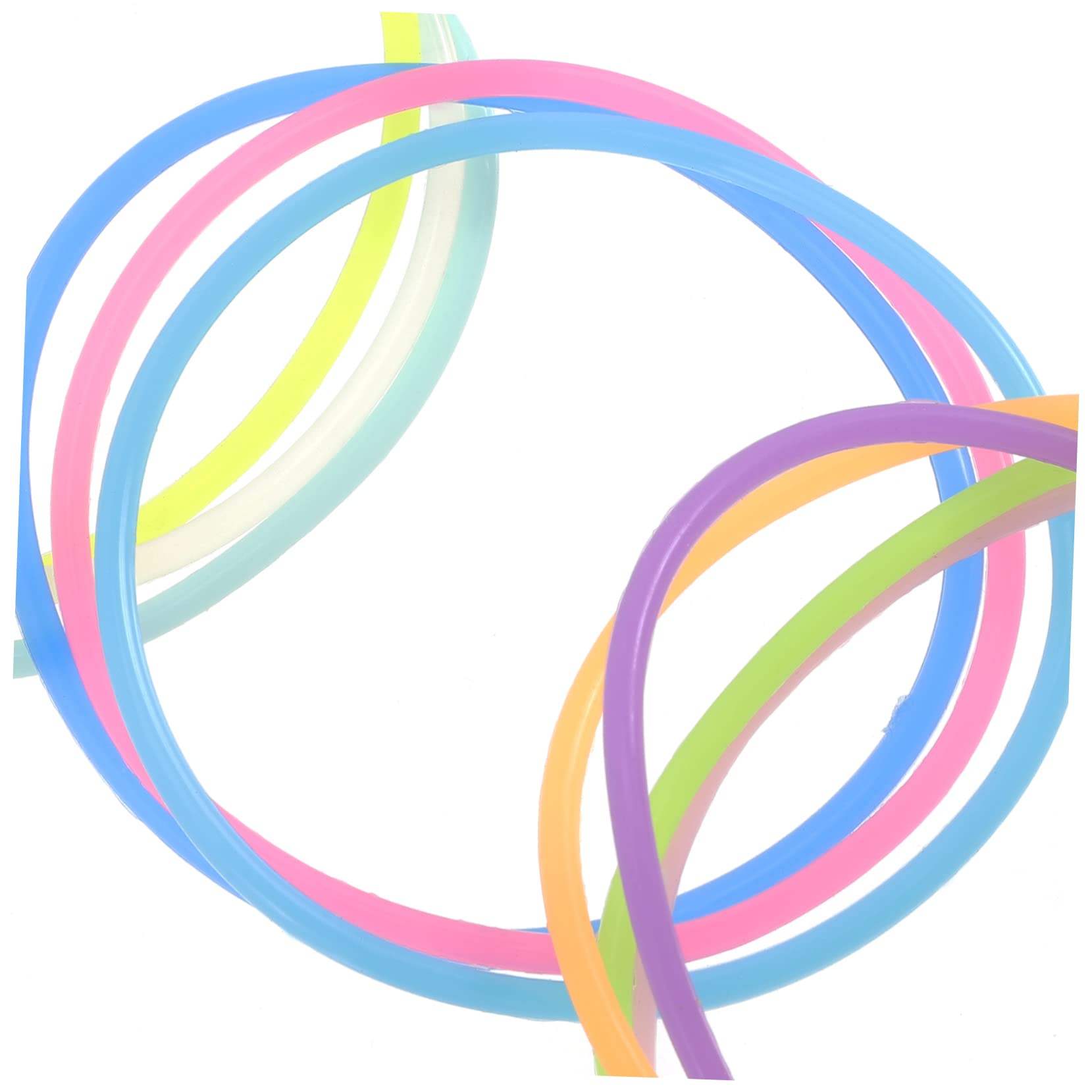 TOYANDONA leuchtendes Armband Silikonarmband hühner spielzeug leuchtende Armbänder elastische Armbänder uhrenarmbänder leuchtende Haargummis Glow in the Dark Armband Kieselgel