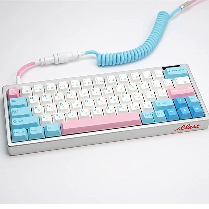 Buy Keycap 141 Keys PBT DYESUB Cherry Profile Japanese Milk Cover
