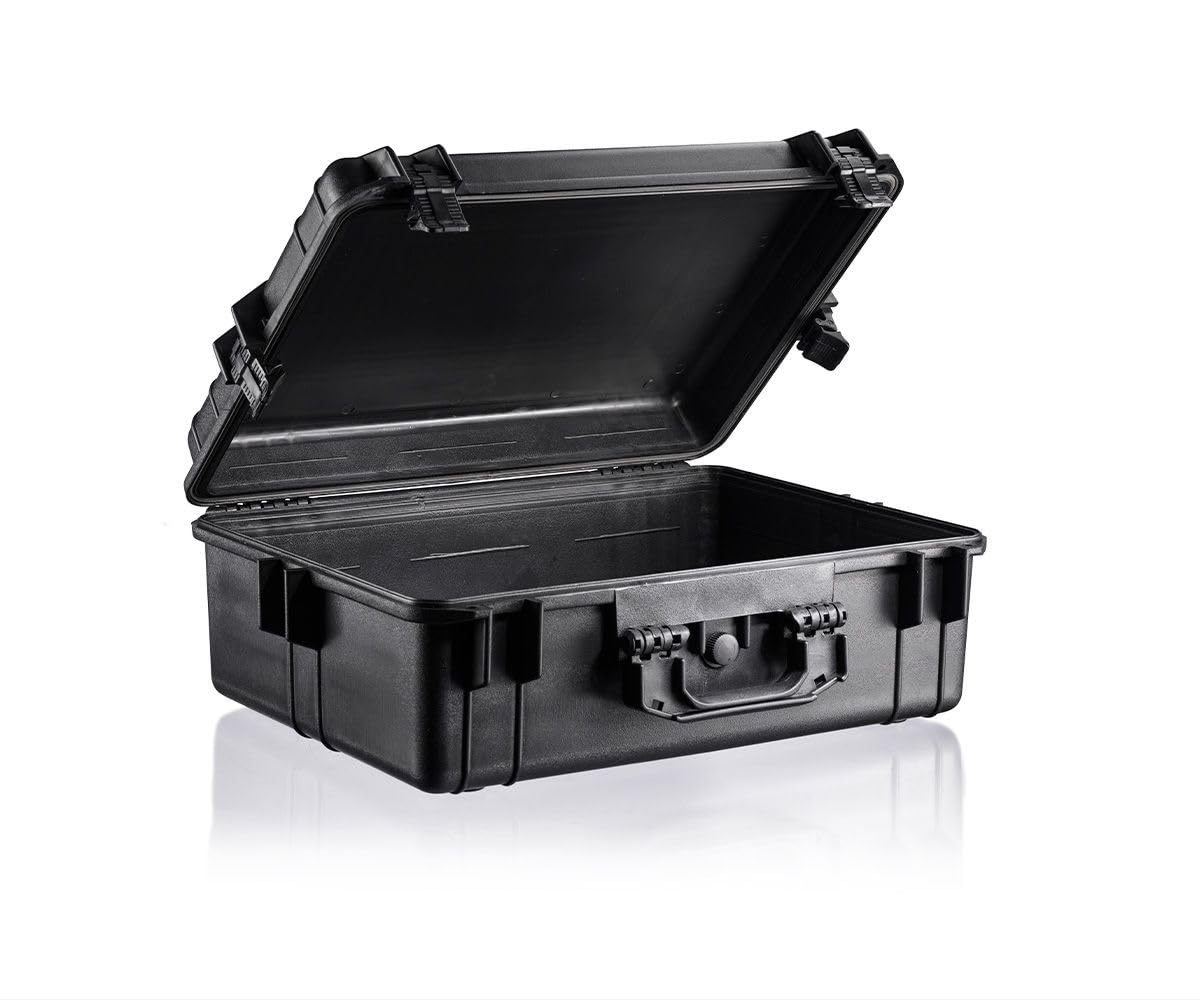 Apollo Case 139 - Custodia protettiva in plastica resistente per attrezzature, antiurto, design sottile, antigraffio e leggera, ideale per l'uso quotidiano, Nero , Minimalista, plastica
