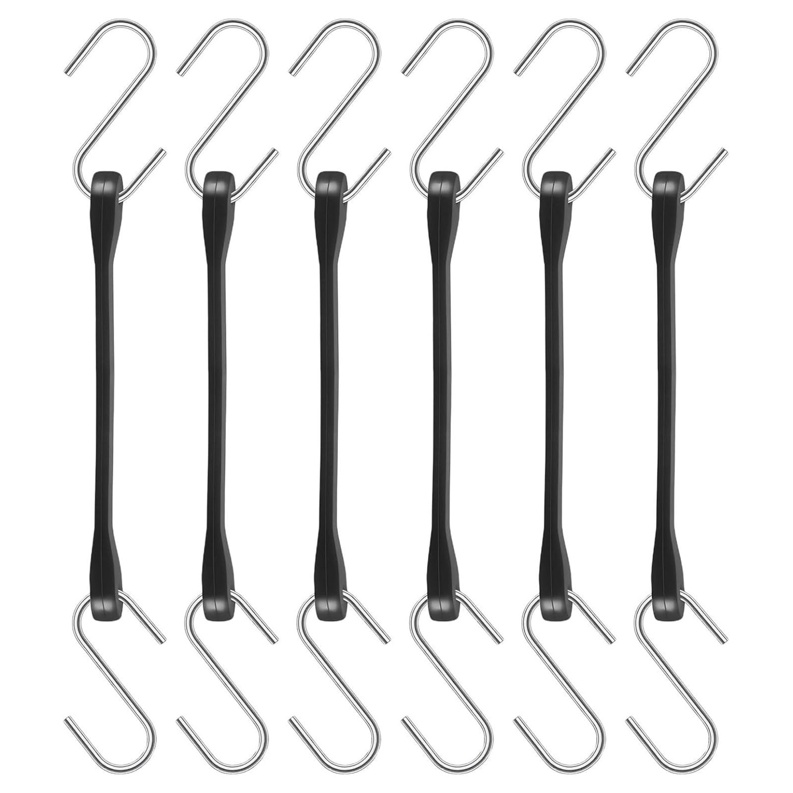 Xjdzineq Of 6 Strong Flexible Rubber Ensembles with SECOND Fasteners Excellent for Organizing Storage and Outdoor Tasks Elastic Storage Belts with Fasteners