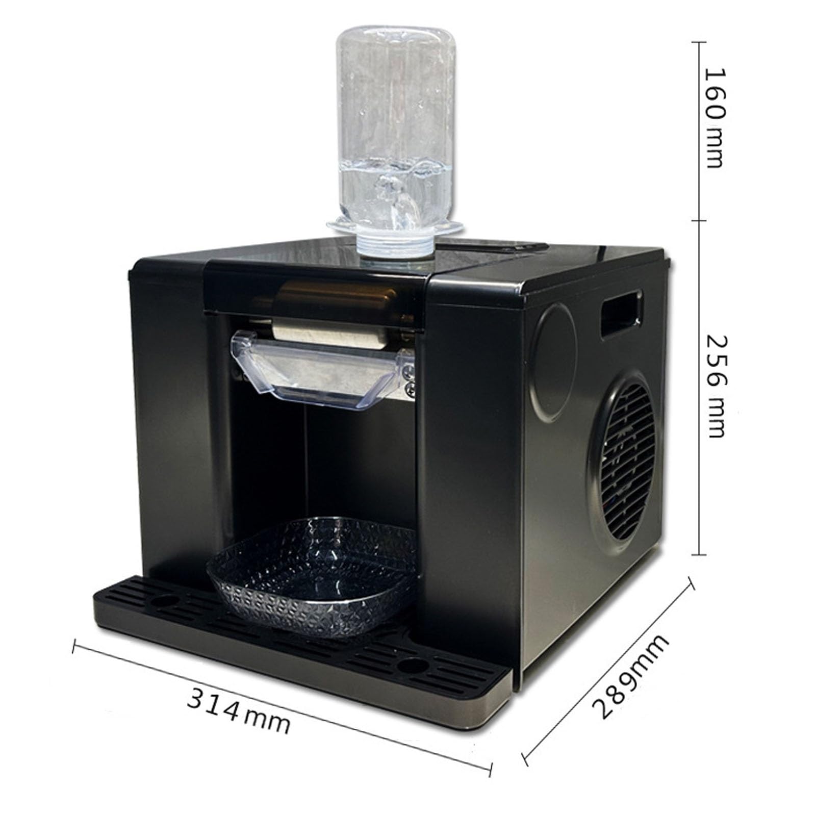 Amazon.co.jp: スノーフレーク製氷機 スラッシュマシン 電動かき氷機