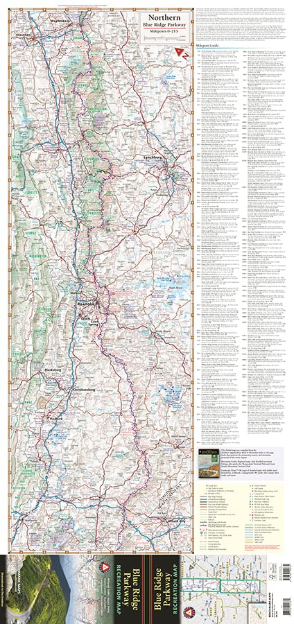 Blue Ridge Parkway Recreation Map - 2025 Edition (Benchmark) - Image 3