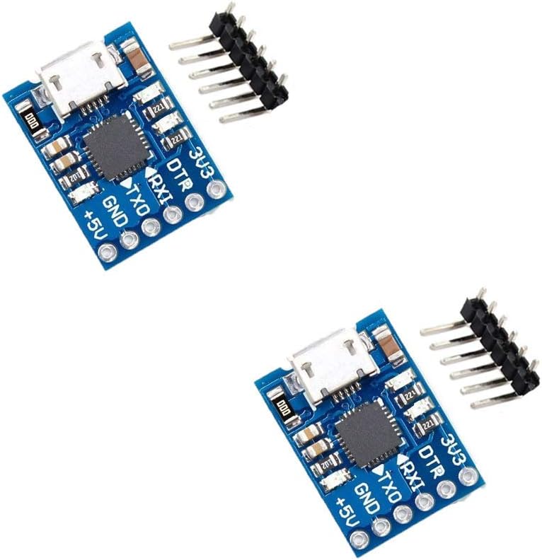 Ximimark 2Pcs CP2102 Micro USB to TTL/Serial UART 6Pin Module Serial Converter STC Downloader Replace FT232