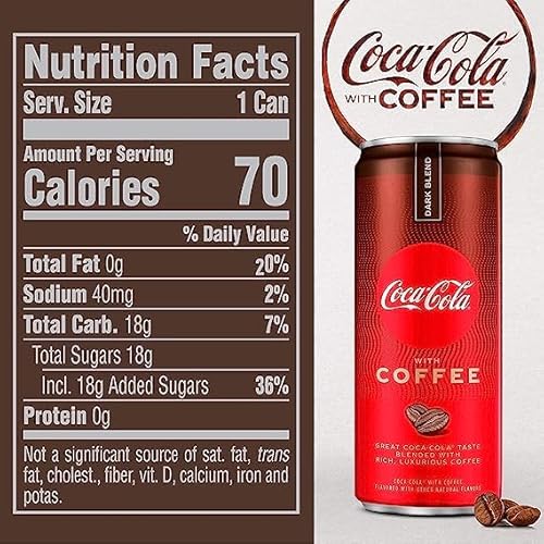 Coke Coca-Cola With Coffee, Dark Blend