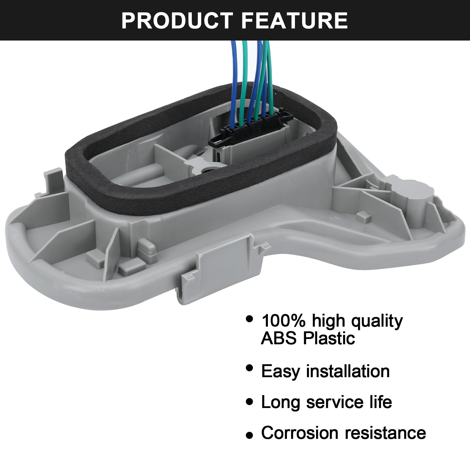 Soporte para Bombilla Trasera para VW Polo 4 (9N3) 2006-2010 | OEM 6QD945257A 6QD945258A, con Kit de Enchufe de Repuesto