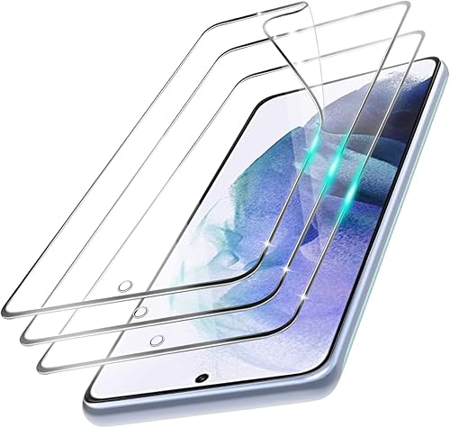 Miniatura 1 de UEEBAI Protector de pantalla para Samsung Galaxy S21 FE 5G, 3 unidades cobertura completa película flexible transparente HD compatible con fundas