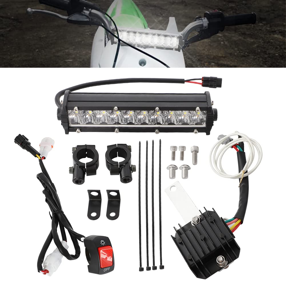 Amazon.com: LED Dirtbike Light Bar Kit Fits for Kawasaki KLX110