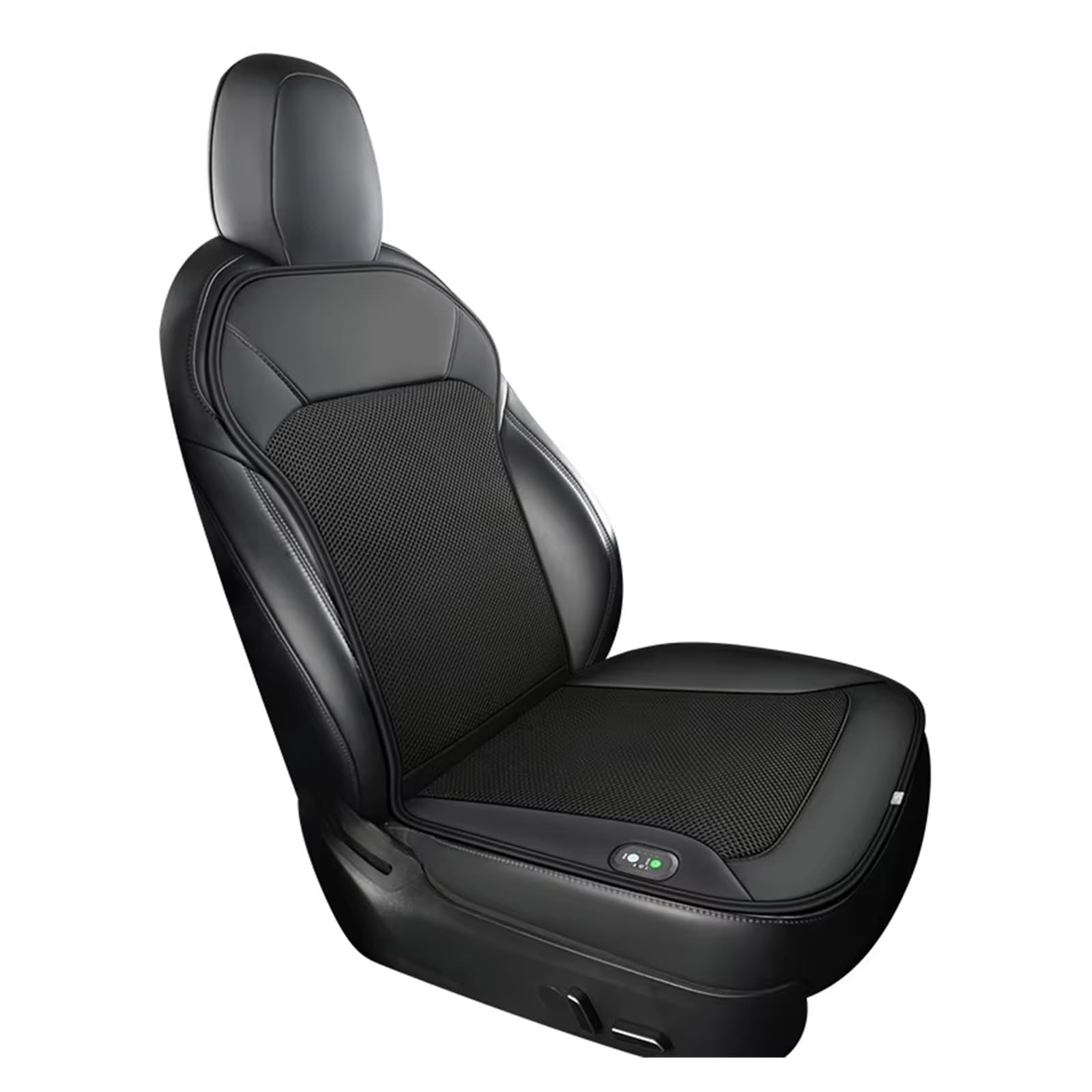 Fundas de Asiento Cojín de asiento con ventilación y masaje para coche de 12 V, transpirable y de verano, para fundas de asiento Fundas Asientos Coche(12V16FAN)