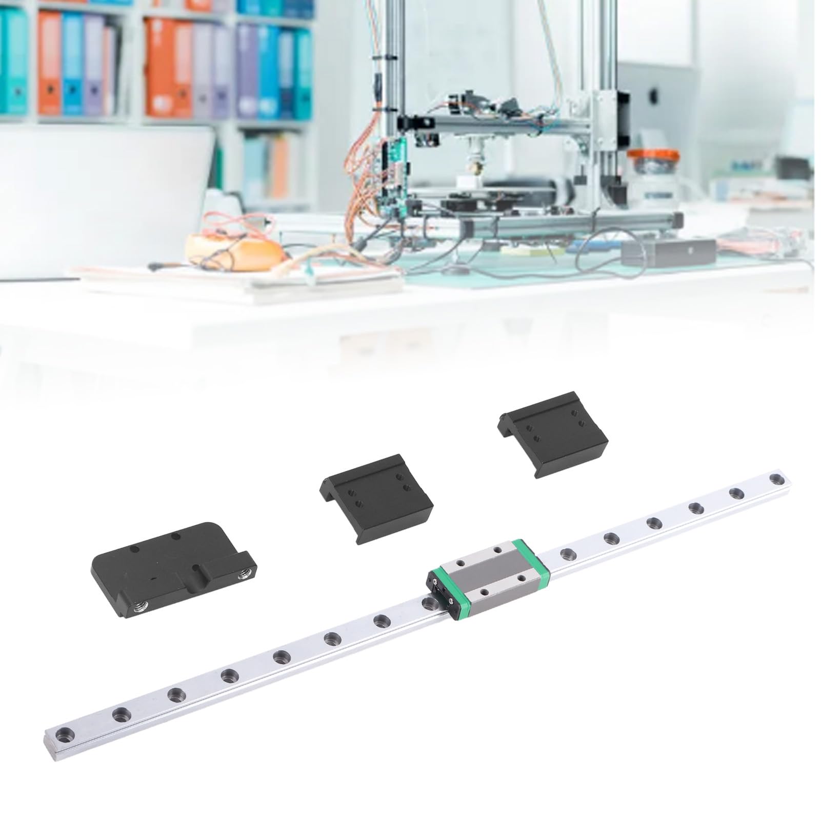 Kit guida lineare per guida lineare per stampante 3D Acciaio al cromo ad alto tenore di carbonio Modifica facile Stampa ad alta velocità Stampa ad alta precisione per stampanti 3D