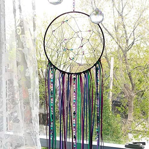 Make It Real  DIY Dreamcatcher.  Make Your Own Dream Catcher Arts and Crafts Kit for Tween Girls.  Includes Dream Catcher Hoop, Strings and Ribbons, Beads, Butterfly Pin and More