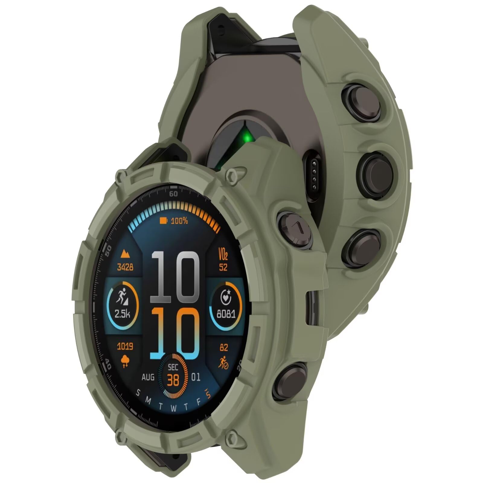 FTRONGRT Case Compatible with Garmin Fenix 8 47mm, Soft TPU - Image 4