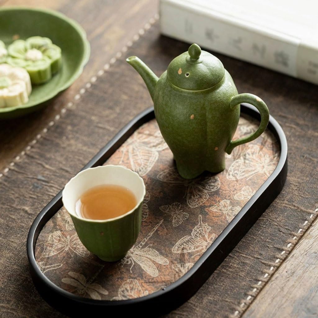 Tetera Infusiones Tetera De Cerámica Retro, Juego Té Casero Estilo Chino Con Agujero Filtro, Kung Fu Teapot