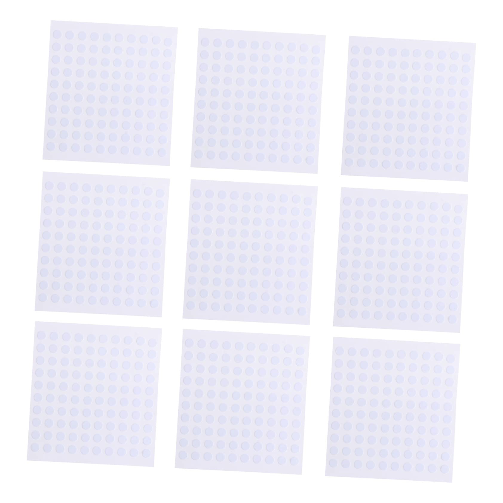 HOODANCOS 20Sheets Round Dot Craft Sticker Adhesive Supplies for Scrapbooking Thin Dots for Home Decor Kindergarten Projects Easy to Apply Smooth Surfaces