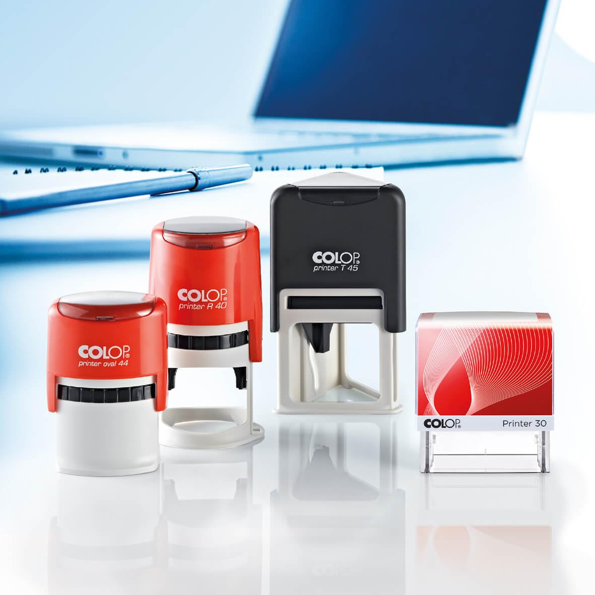 Colp Printer Timbro con testo personalizzato – Timbro della data autoinchiostrante personalizzabile, diverse dimensioni e modelli – con inchiostro personalizzato (rotondo 24 mm)