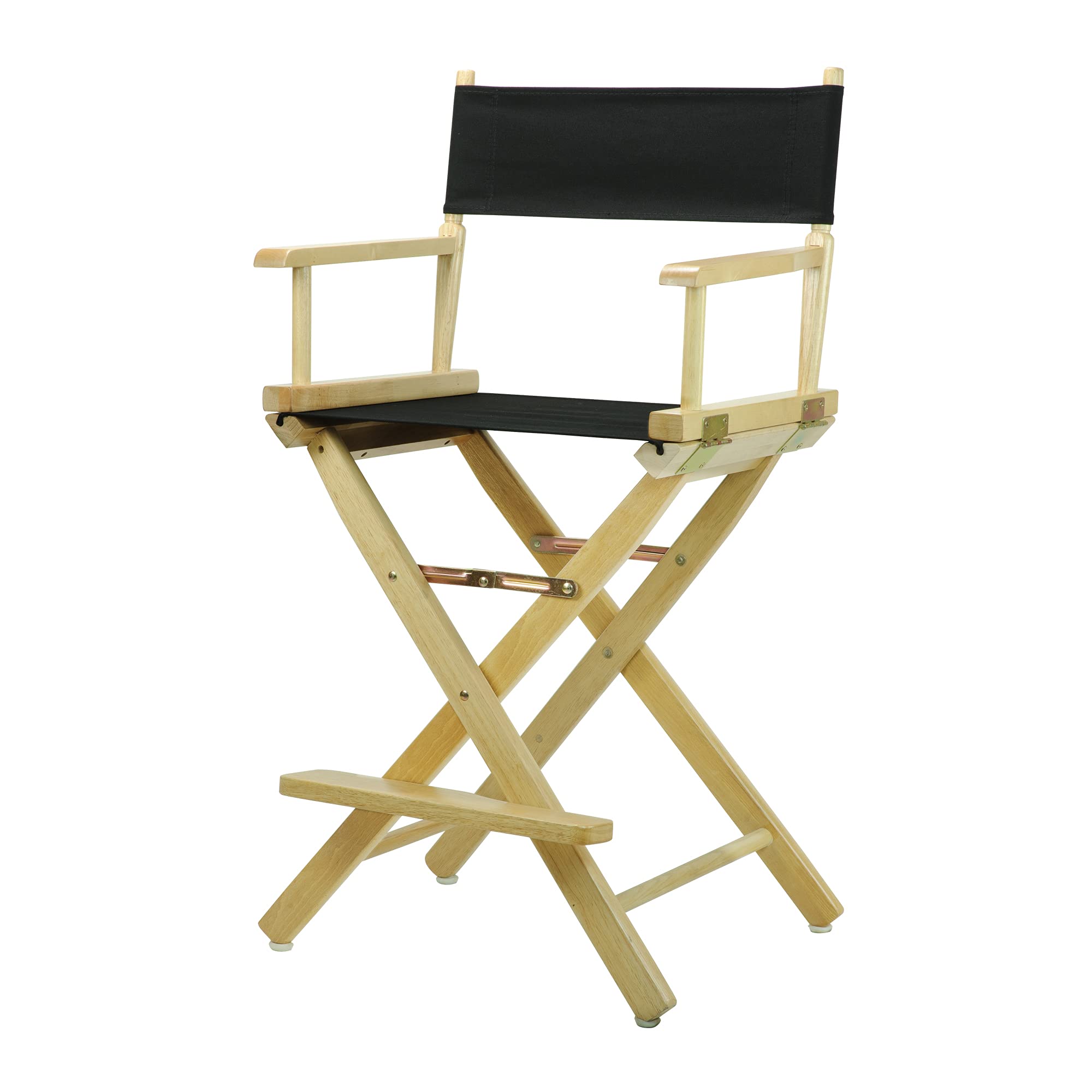 24" Director's Chair Natural Frame-Black Canvas