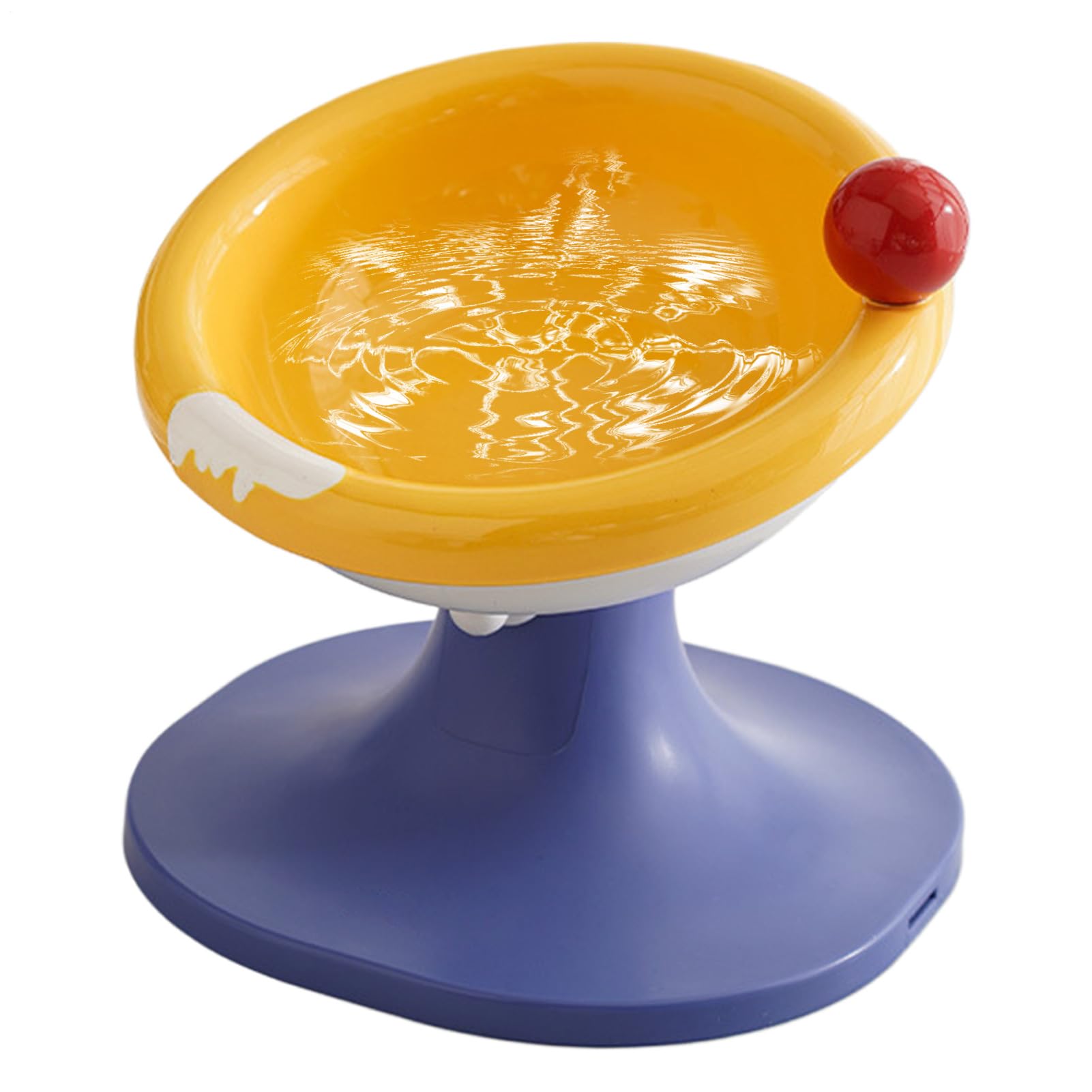 Plat de nourriture pour animaux de compagnie mignon en stand surélevé design