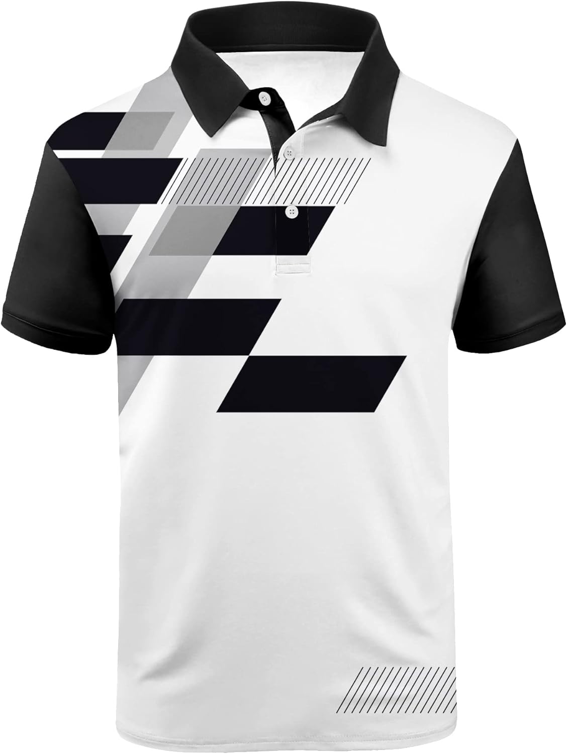 V VALANCH Mens Polo Shirts Short Sleeve Moisture Wicking Golf Tennis Polo Casual Shirts