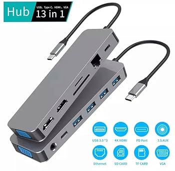 ⭐️ 高機能マルチポート 変換アダプタ ドッキングステーション USB 61lpf8gdFKL._UF350,350_QL80_.jpg