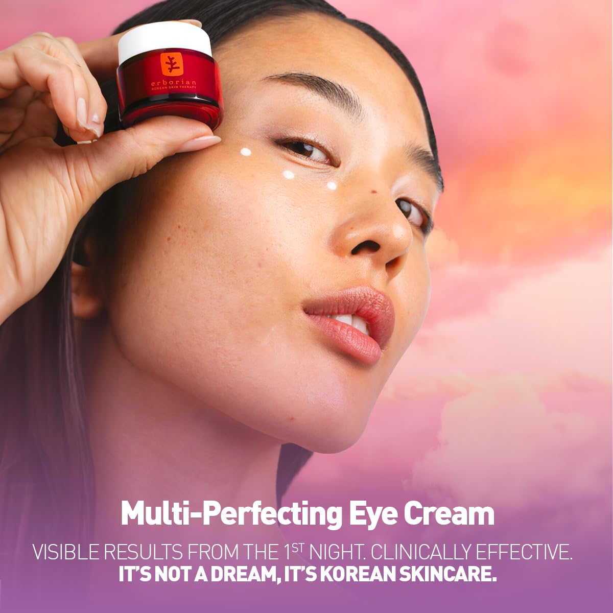 Erborian Skin Therapy Eye Cream, Multi-Perfecting Anti-Aging, Illuminates, De-Puffs, Firms, Hydrates With Caffiene, Lightweight, Korean Skincare, 15mL - Image 9