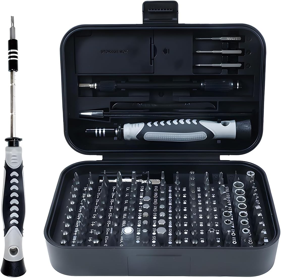 Precision Screwdriver Set 130 in 1 Small Magnetic Screwdriver Set with Case, Repair Tool Kit for Electronic Watches, Smartphones, Laptop, Eyeglasses, Computer Tools Repair Kit