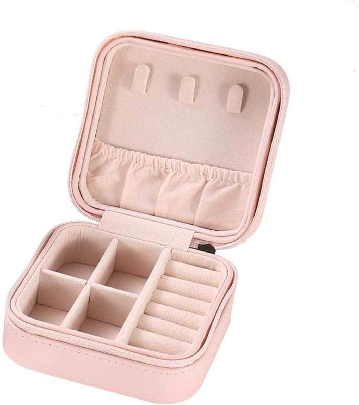 Small Jewelry Box,Travel Jewelry Box Mini Jewelry Case Girls Jewelry Organizer Portable Jewelry Storage Case for Girls Women