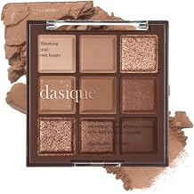 dasique Shadow Palette No. 11 Chocolate Fudge, Cruelty Free, 9 Mixable Shades in Smooth, Matte and Shimmering Finishes with Beautiful Pearls